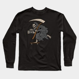 Music and Skate Lover Long Sleeve T-Shirt